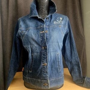 Embroidered Blue Denim Jacket